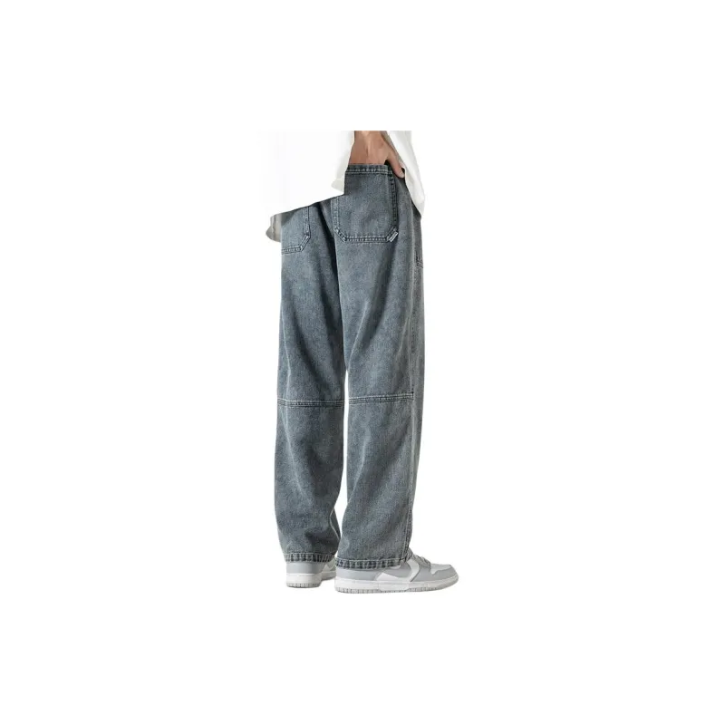 WOOD SOON Jeans Men's Snowflake Blue-1