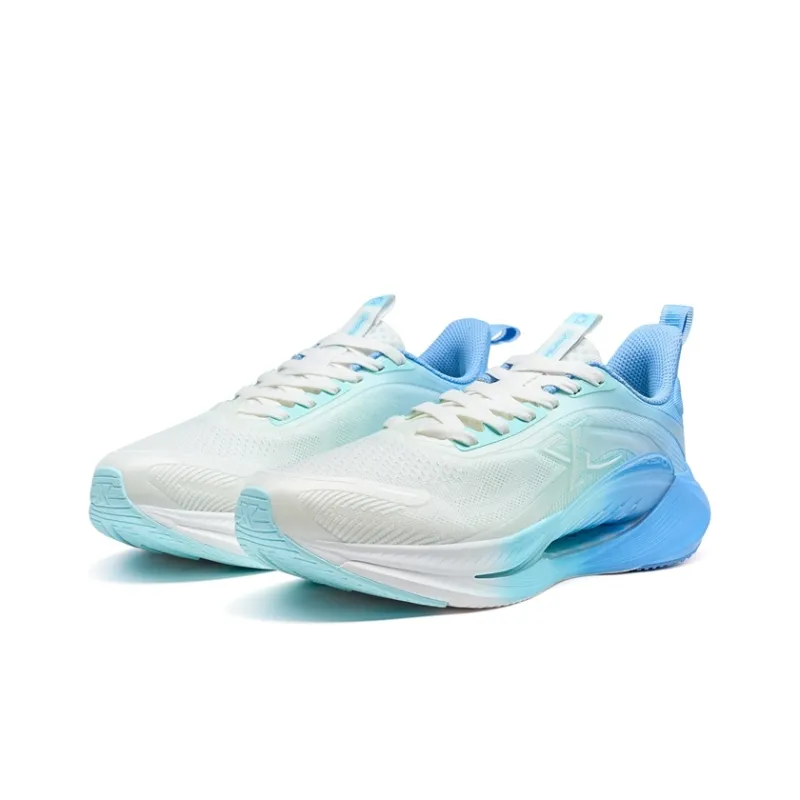 XTEP Hydrogen Wind 7.0 Breathable Coverage Low Top Running Shoes Men's Arctic Ocean Box-4