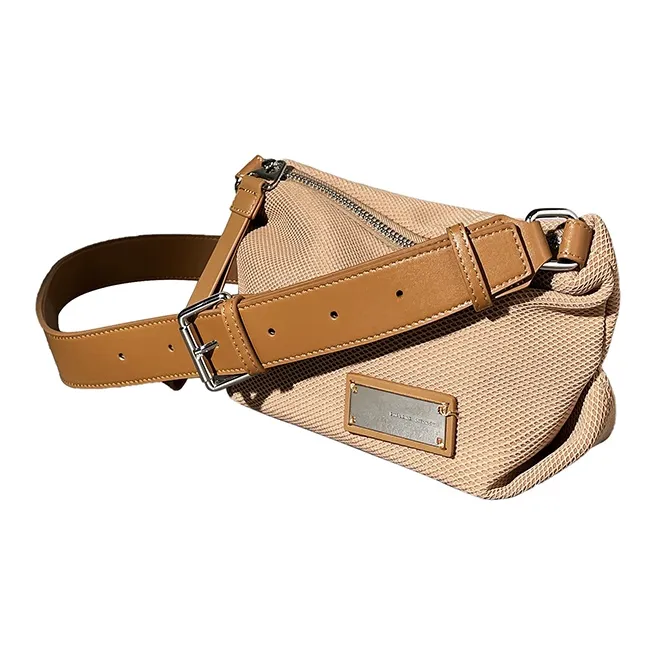AJ AOIRJ Fabric Crossbody Bag Shoulder Bag Small Size Women's Apricot Jasper-2
