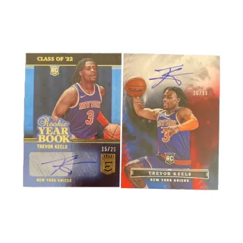 PANINI Trevor Keels 22 23 Rising Stars Knicks Card 16/99+Patch 15/25 Basketball Card Product Access Sports Cards 2 Pcs