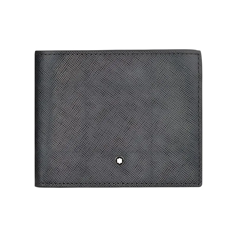 MONTBLANC Leather Wallet Men's Dark Gray-0