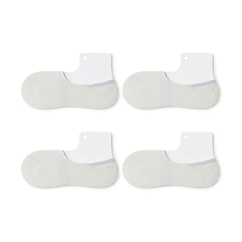SHIWAJI No Show Socks Men's 4 Pack-9