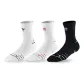 3 Pack Crew (White Pink+White Black+Black)