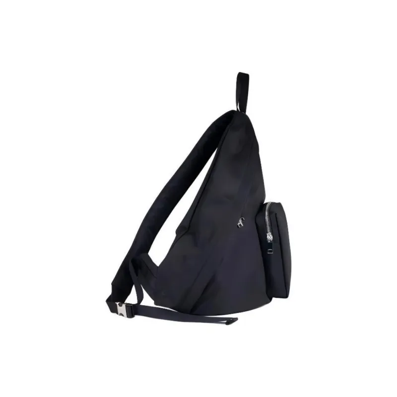 MM6 Maison Margiela Logo Detailed Zipped Shoulder Bag-0