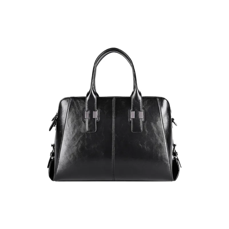 TTaG．baG Waxed Cow Leather Handbag Women's-3