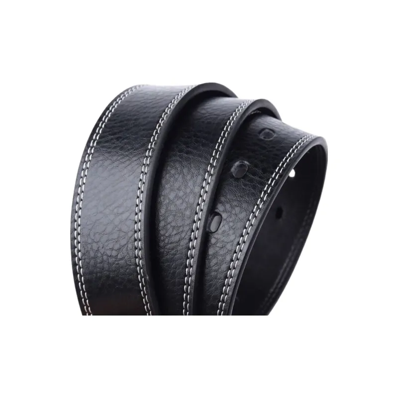 Warrior Students' Military Training Hong Kong Chic Alloy Leather Belts Unisex Width  3.8CM-4