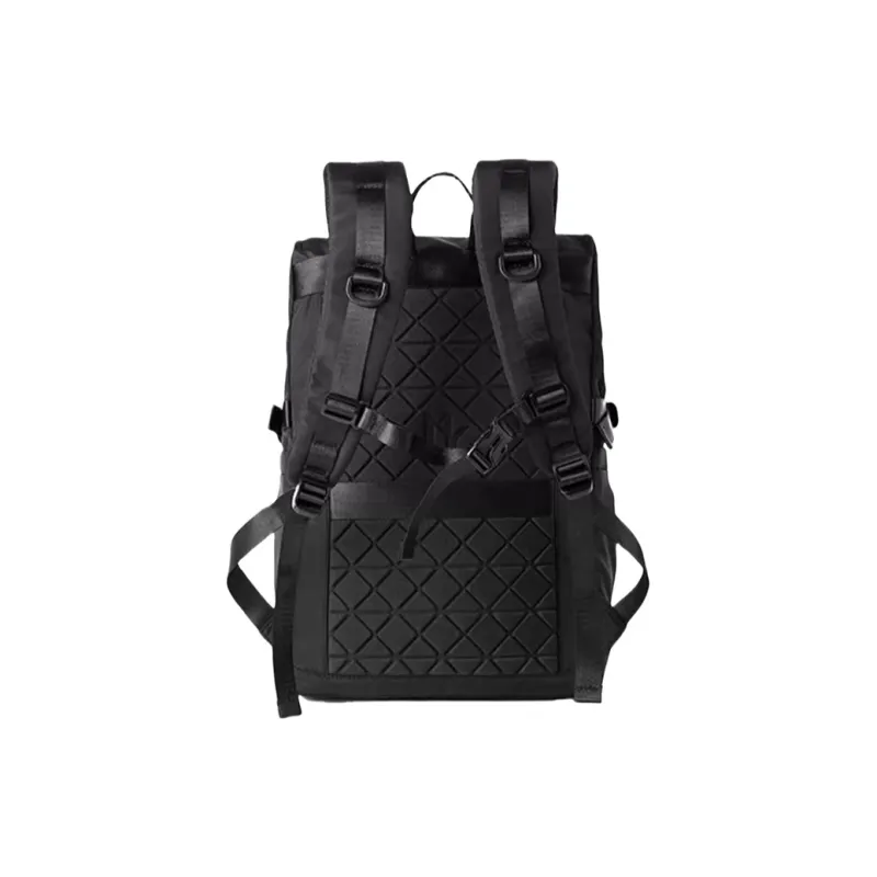 PULUWIRR Oxford Convenient Medium Firmness Multi Layer Storage Men's Business Bag Unisex Black-4