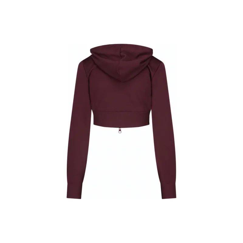 COURREGES Tracksuit Interlock Cropped Jacket 'Red'-1