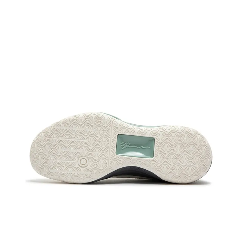 361° DVD Team Assist Future Coach Cushioning Anti Slip And Wear Resistant Low Top Basketball Shoes Men's White Gray-4