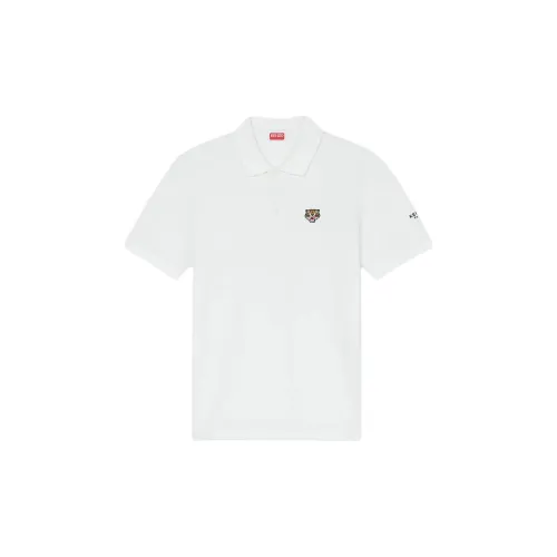 KENZO Polo Shirts Men Gray White