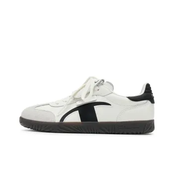 Champion Champ T Trainer T Head German Army Trainers Low Top Skateboard Shoes Women's Black White