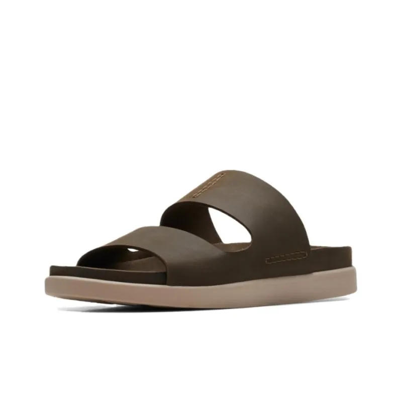 Clarks Slide Slippers Men's Dark Green-2