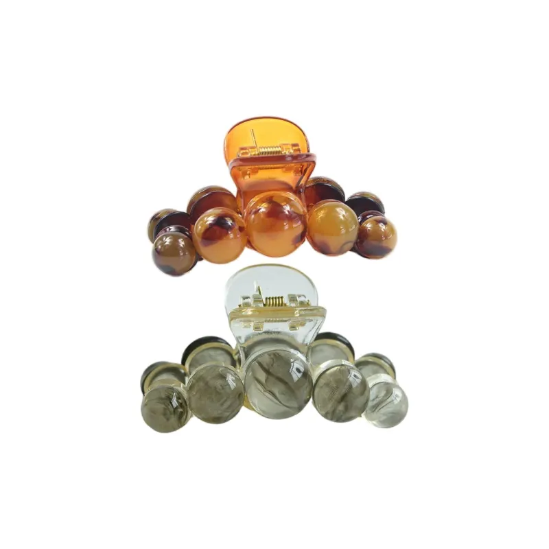 Left Europe Acrylic Hair Clips Women's-3