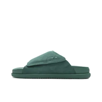 FILA Quiet Slip Resistant Abrasion Resistant Casual Slide Slippers Men's Sweatshirt Green