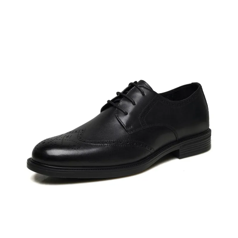 Crocodile Dress Shoes Men's Black-2