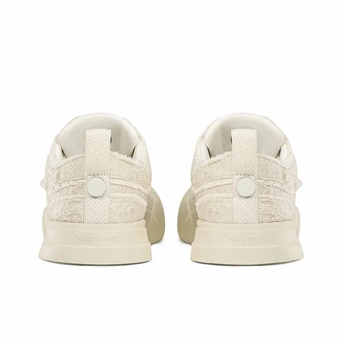 Ouder x Nam Po Wan Mid Top Skateboard Shoes Unisex Ecru-2