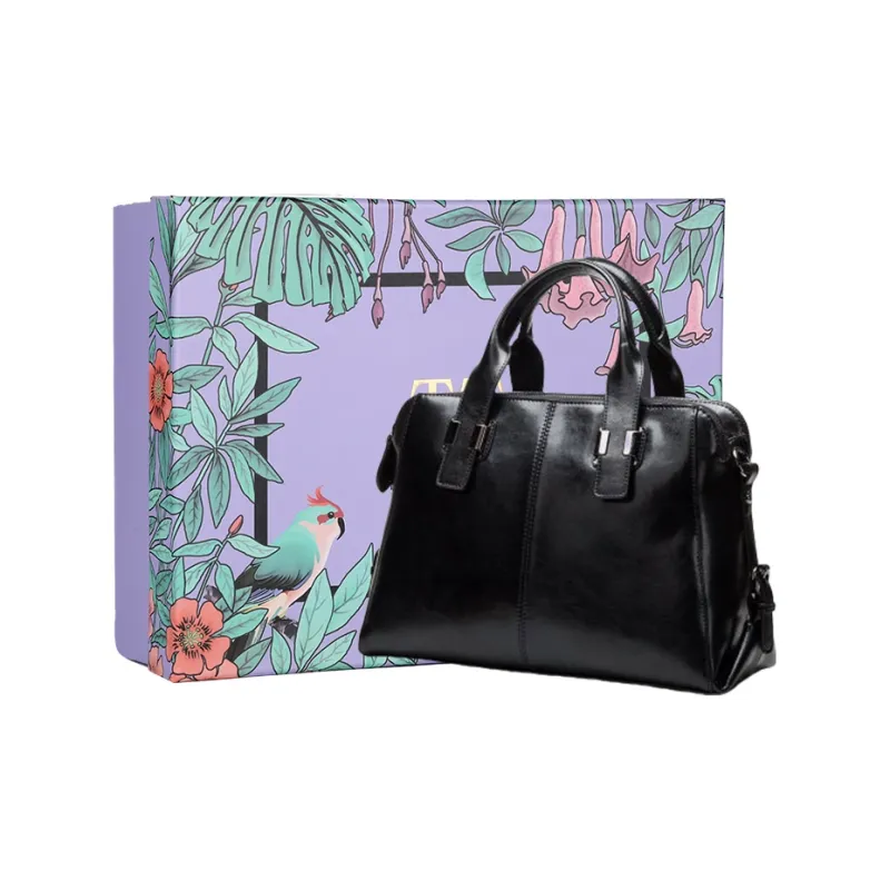 TTaG．baG Waxed Cow Leather Handbag Women's-4