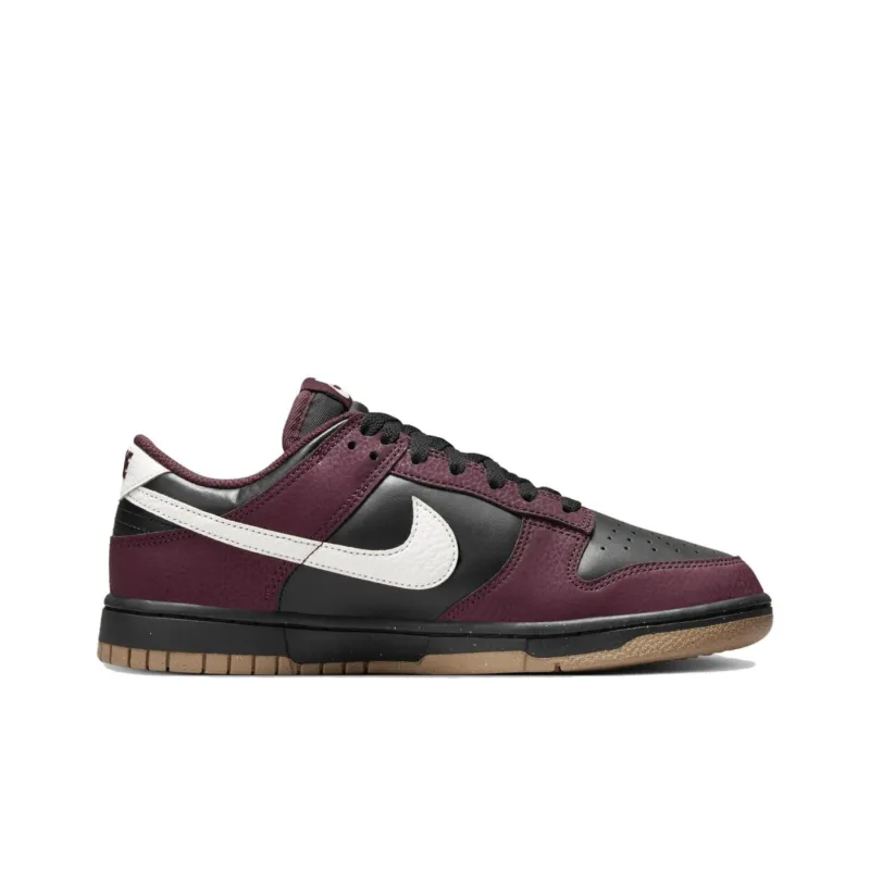 Nike Dunk Low Next Nature Burgundy Crush Black Women's-1