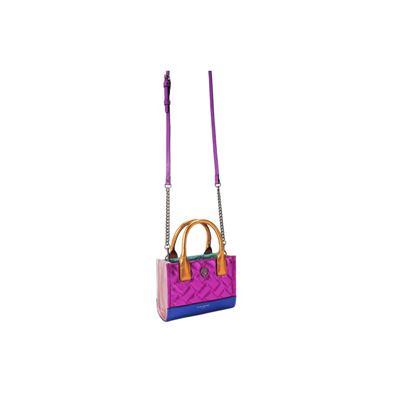 Kurt Geiger London Leather Tote Bag Shopping Bag Shoulder Bag Crossbody Bag Handbag Women's Multicolor-1