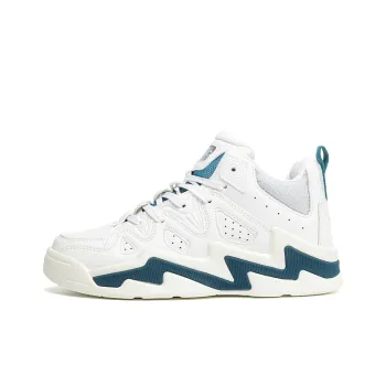 OHJC Skateboard Shoes Unisex Mid Top White