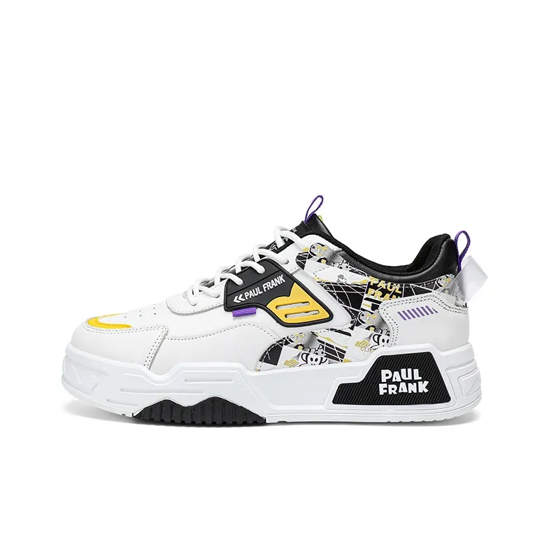 PAUL FRANK Slip-Resistant High-Top Skateboard Shoes Men's-24