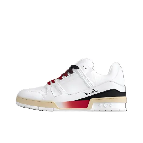 LOUIS VUITTON Trainer Skateboard Shoes Unisex Mismatched Color