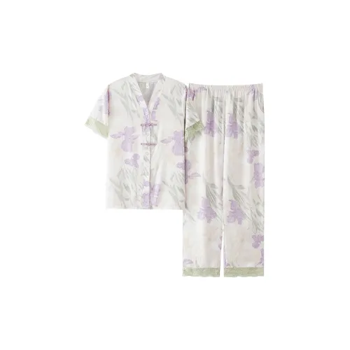 The story of the flower season Women's Pajama Sets