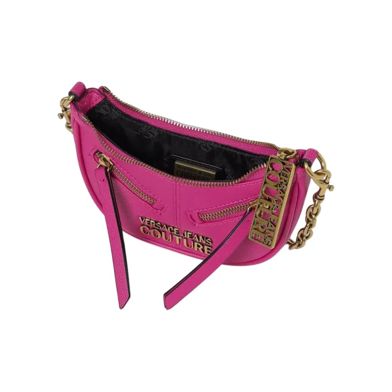 VERSACE JEANS COUTURE Polyester Shoulder Bag, Crossbody Bag Women's Orchid Purple-3