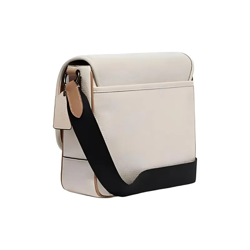 COACH Sprint Cow Leather Messenger Bag Shoulder Bag Crossbody Bag Medium Size Men's White-1