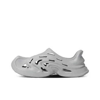 MAISON MISFIT 15 Gourmand Clogs Men's Small Silver Gray