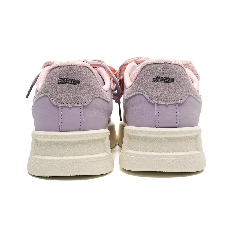 Anime Story Low Top Skateboard Shoes Women's-19