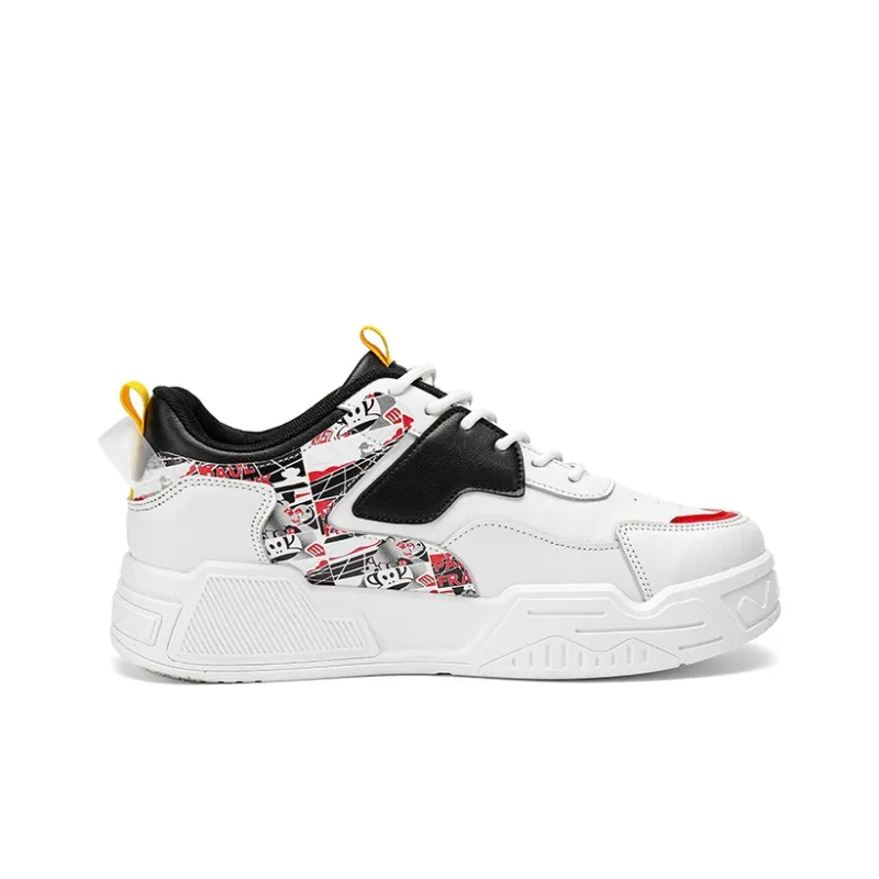 PAUL FRANK Slip-Resistant High-Top Skateboard Shoes Men's-32