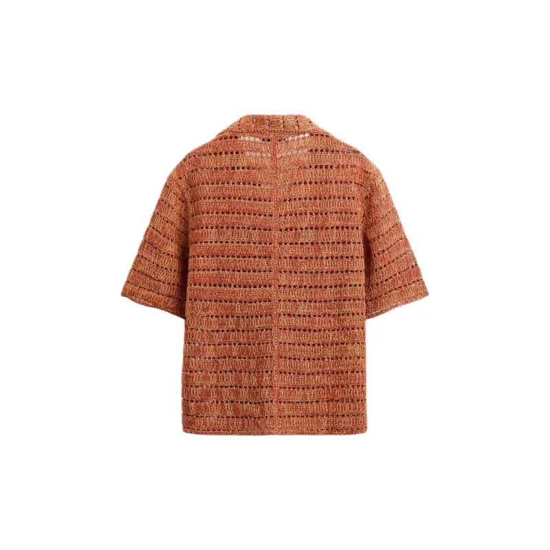 ZARA Shirts Men Red-1