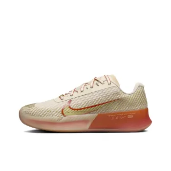 Nike Court Air Zoom Vapor 11 Clay Premium Sanddrift Rust Factor Gum Medium Brown Metallic Gold Women's