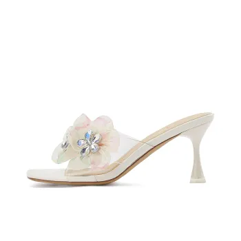 JOSINY Banquet Slim Heel Sandals Women's Ecru/Light Pink