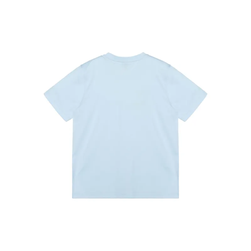Burberry Drop Shoulder Sleeve T Shirt Women's Blue-1