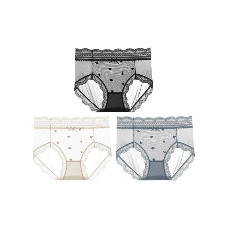 Flowers In Water Underpants Women's 3 Pack-6