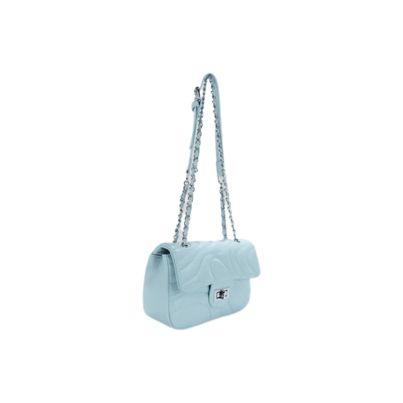JANE KLAIN PU Crossbody Small Square Bag Regular Women's White/Black/Blue-28