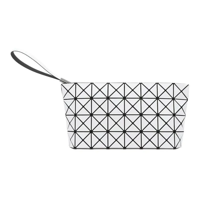 ISSEY MIYAKE Prism PVC Clutch Women's White-4