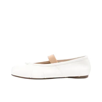 Maison Margiela Flat Casual Single Shoes Women's White
