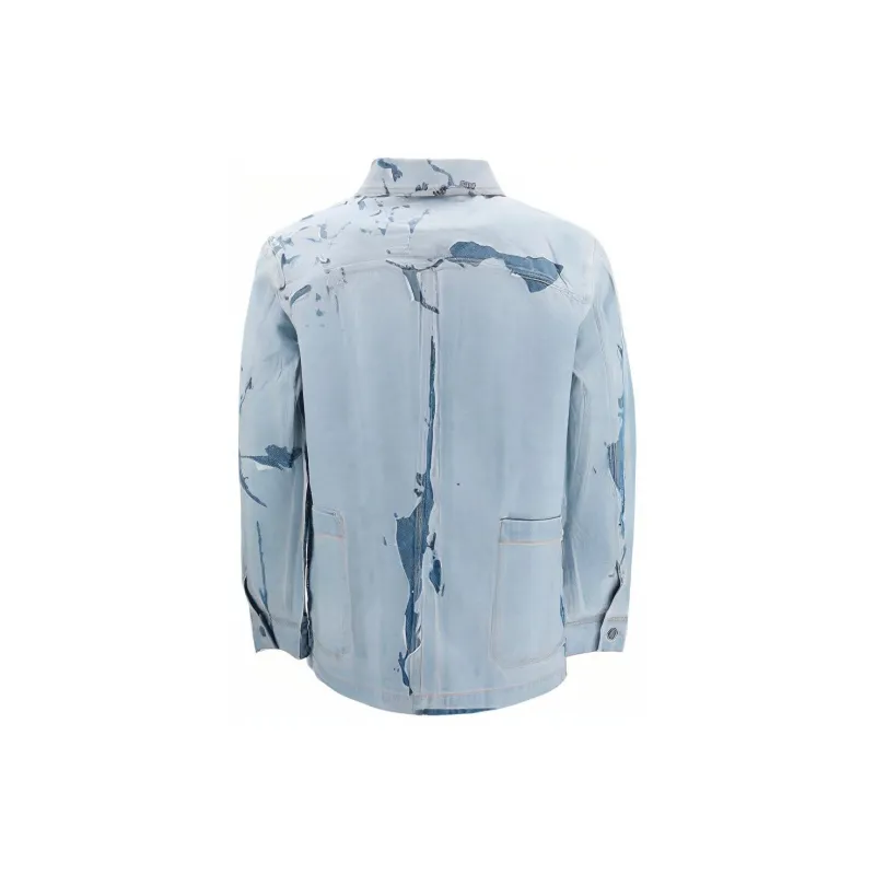 DIESEL SS22 Denim Jacket Men's Light Blue-1