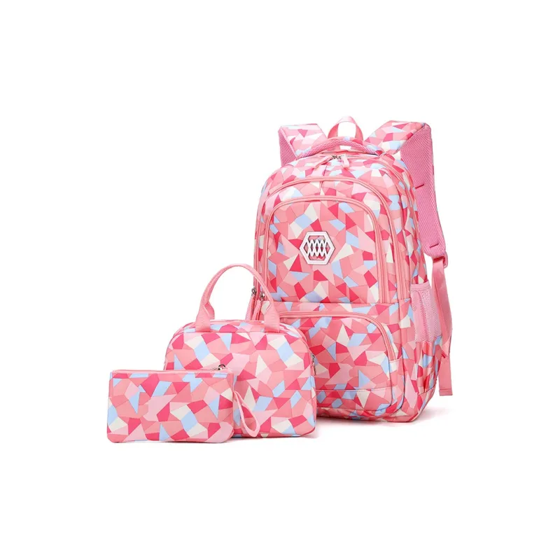 Natural Fish Nylon Fabric Backpack Unisex Multicolor-3