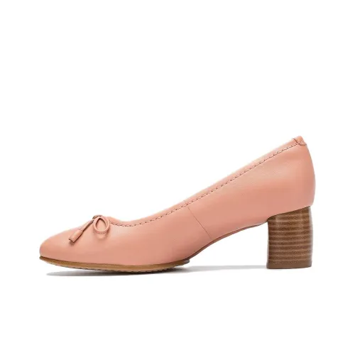 Clarks High Heels Women's Light Pink