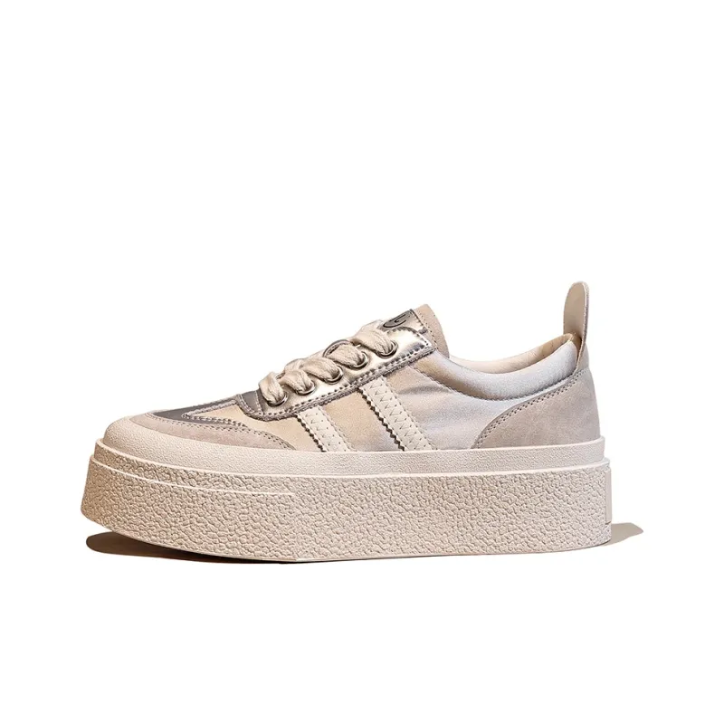 Junjali Anti-Slip Wear-Resistant Breathable Lightweight Low-Top Casual Shoes Women's-4
