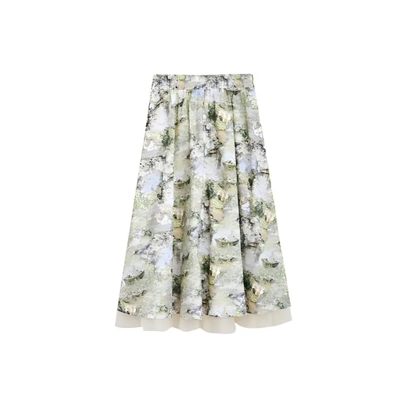 ZIHAN Casual Long Skirts Women's-5