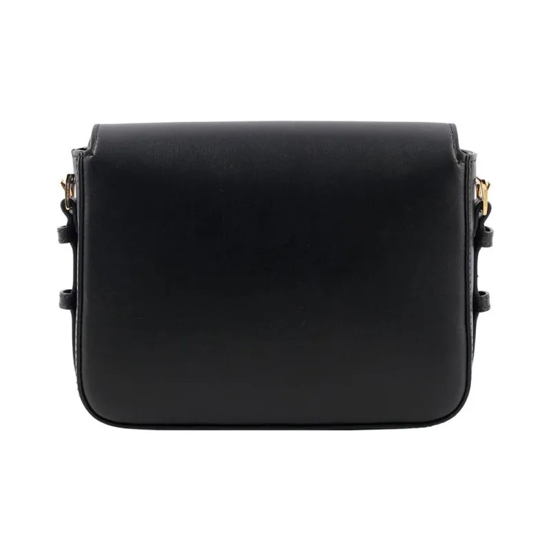Burberry Calfskin Grace Bag Crossbody Bag Shoulder Bag Small Size Women's Black-4