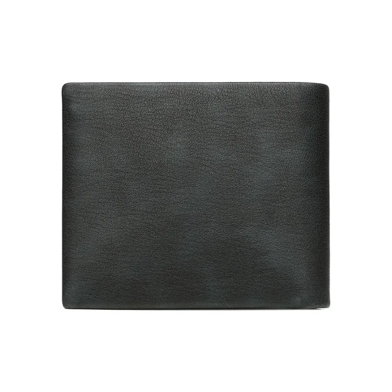 ROBERTA DI CAMERINO Top Grain Cow Leather Wallet Regular Men's Black-6
