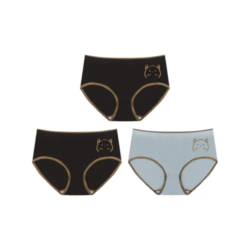 Flowers In Water Underpants Women's 3 Pack