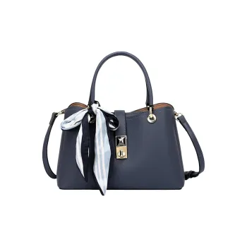 PESASRIE Microfiber Synthetic Leather Shoulder Bag Crossbody Bag Handbags Regular Women's Blue