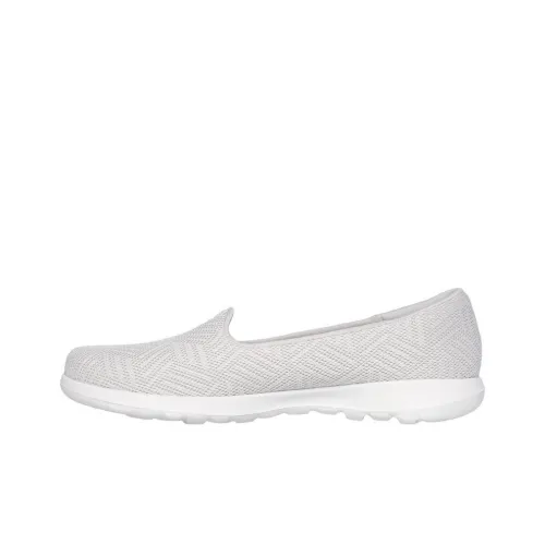 Skechers GO WALK Lite Non-slip Lightweight Low-Top Casual Shoes Women's White